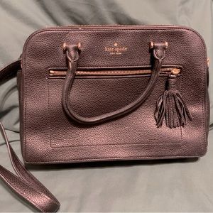 Black Kate spade shoulder bag.